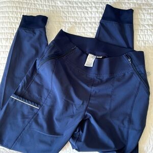 Women’s navy blue scrub joggers